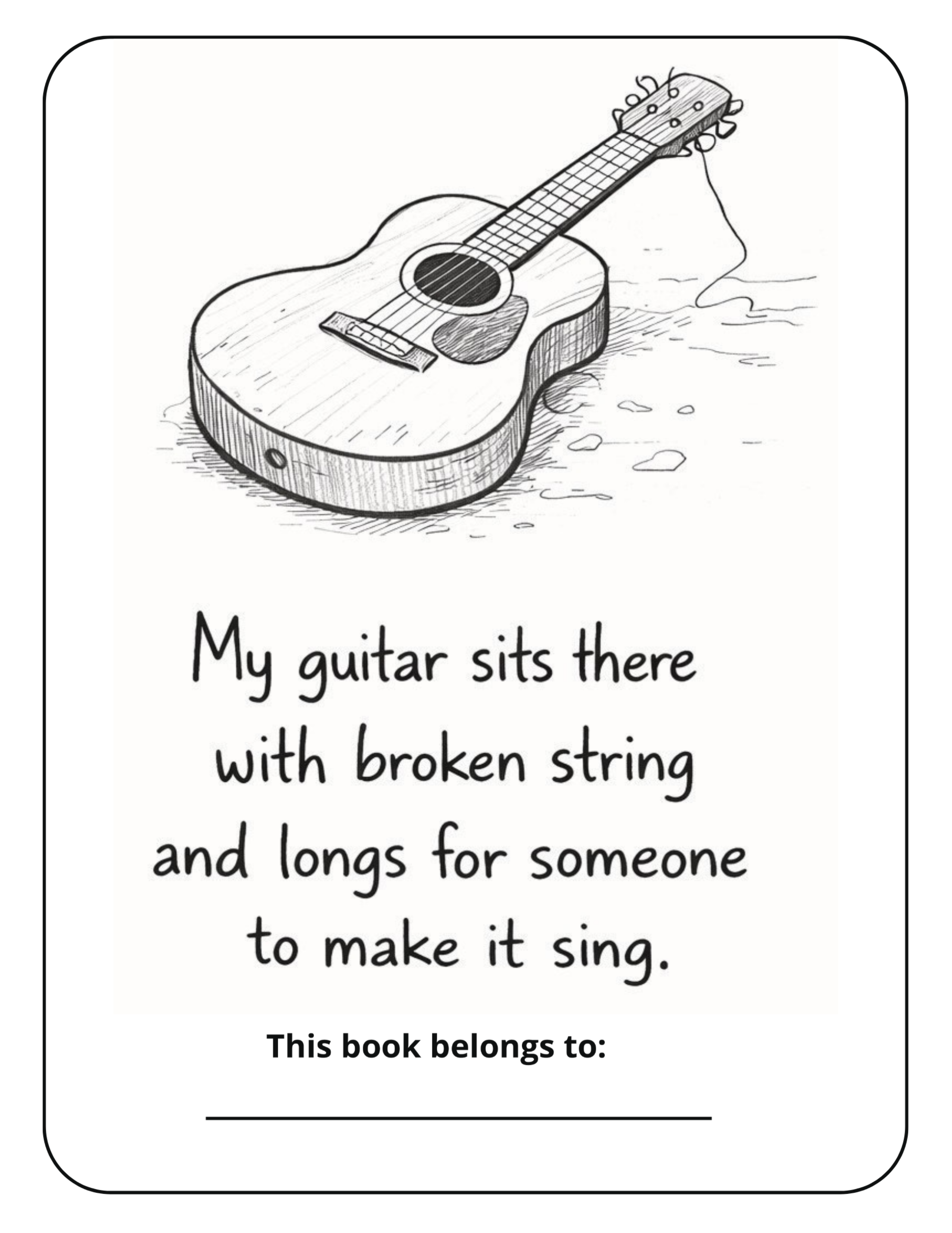 My Guitar Coloring Journey