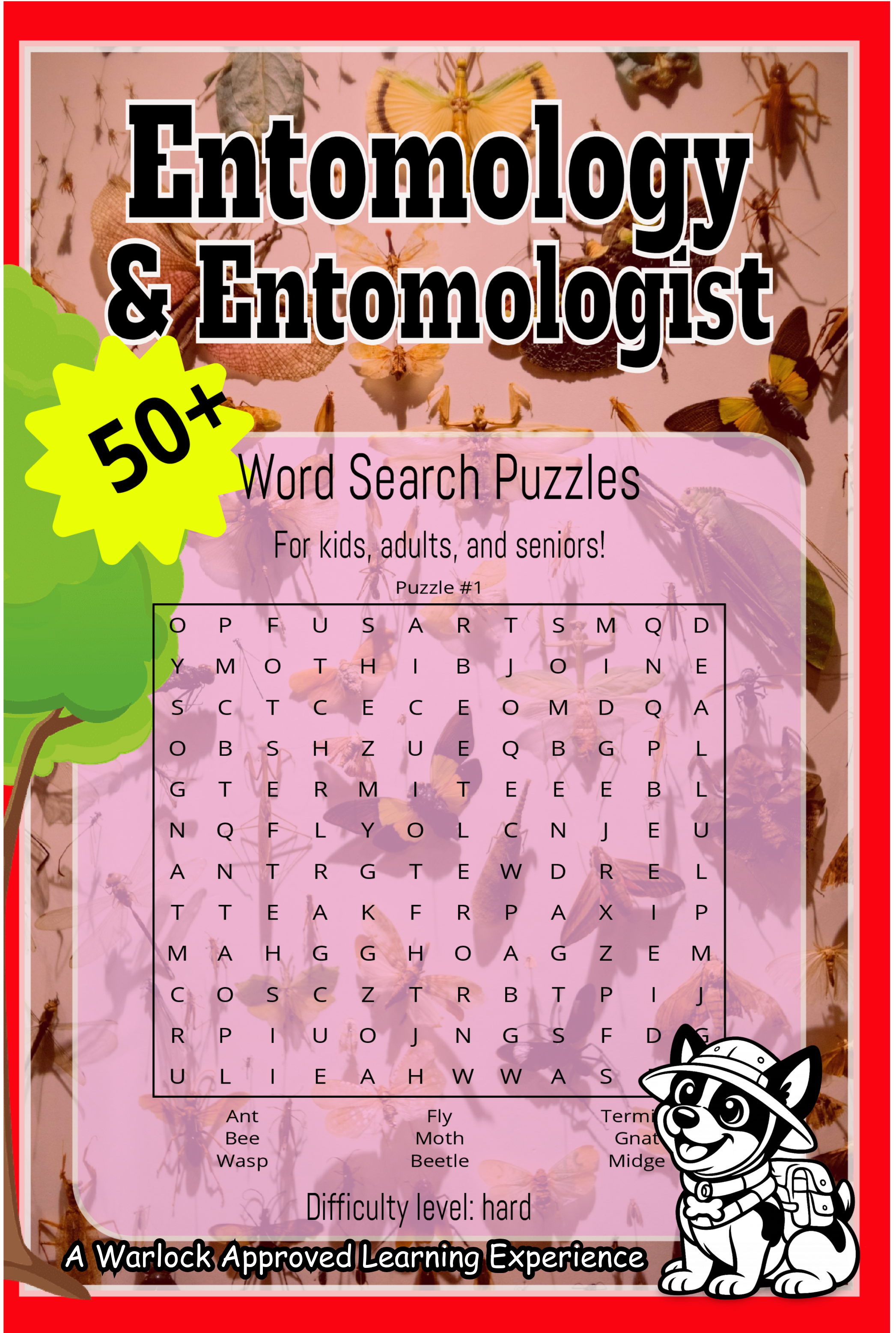 Entomology & Entomologist Word Search Puzzle Book